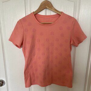 Unbranded Women's Short Sleeve Peach Top -XS/S